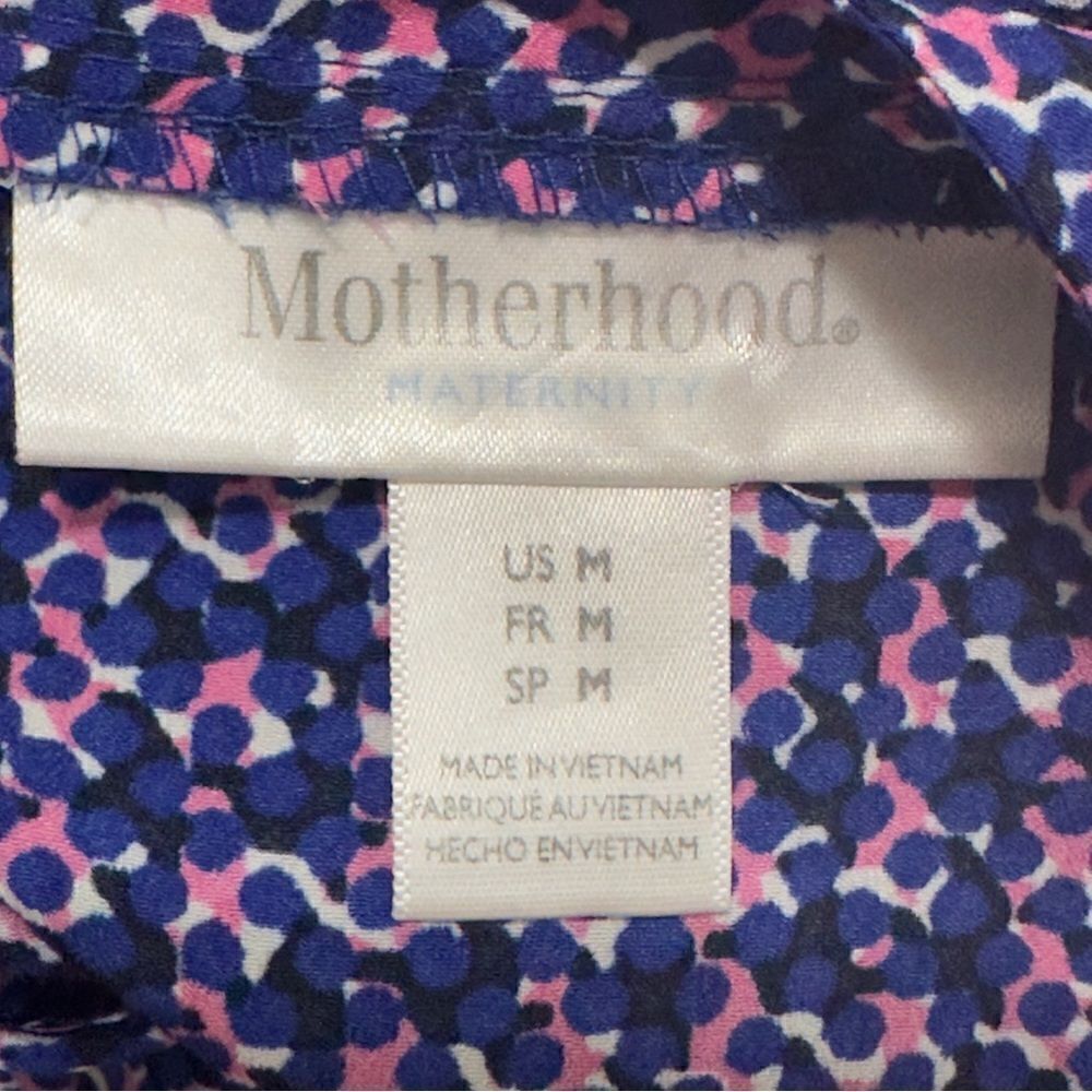 MOTHERHOOD Back Zip Maternity Top MEDIUM - Picture 11 of 13